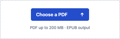 EPUBTurn PDF upload control