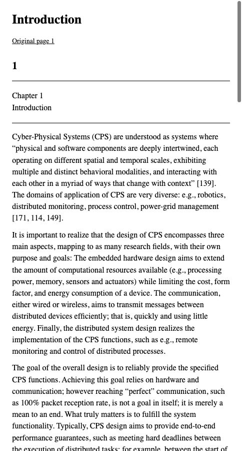 Actual EPUBTurn thesis sample opening prose and retained printed headers