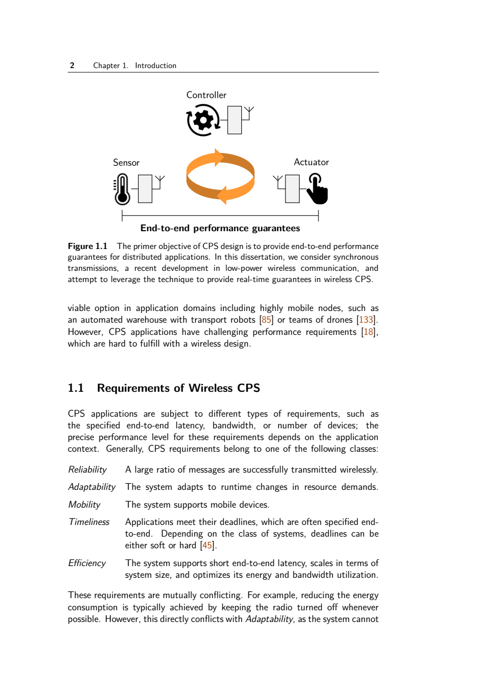 Original thesis PDF page 18, showing Figure 1.1 and its caption